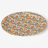 Assiettes En Carton Little Cutie Orange Citrus 1er anniversaire (Angle)