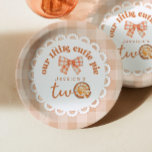 Assiettes En Carton Little cutie Pie fête ses deux 2e ans<br><div class="desc">Little cutie Pie tourne Deux Plaques Papier de 2e anniversaire Matching articles disponibles.</div>