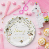Assiettes En Carton Little Honey Wildflower Bee Baby Shower (Fête)