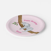 Assiettes En Carton Little Koala Joyeux anniversaire (Angle)