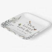Assiettes En Carton Little Love Bug Baby Shower Gender Neutral (Angulaire)