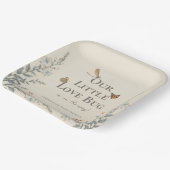Assiettes En Carton Little Love Bug Baby shower Genre Neutre (Angulaire)