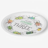 Assiettes En Carton Little Lovebug fête d'anniversaire (Angle)