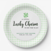 Assiettes En Carton Little Lucky Charm St Patrick's Baby shower (Devant)