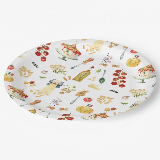 Assiettes En Carton Little Meatball | Holy Ravioli Birthday Party (Angle)