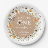Assiettes En Carton Little Miss ONEderful Fleur sauvage d'automne Anni (Devant)