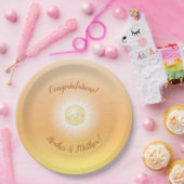 Assiettes En Carton Little Ray of Sunshine Baby shower (Fête)