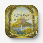 Assiettes En Carton Little Royal est sur le chemin | Fairytale Princes (Recto)