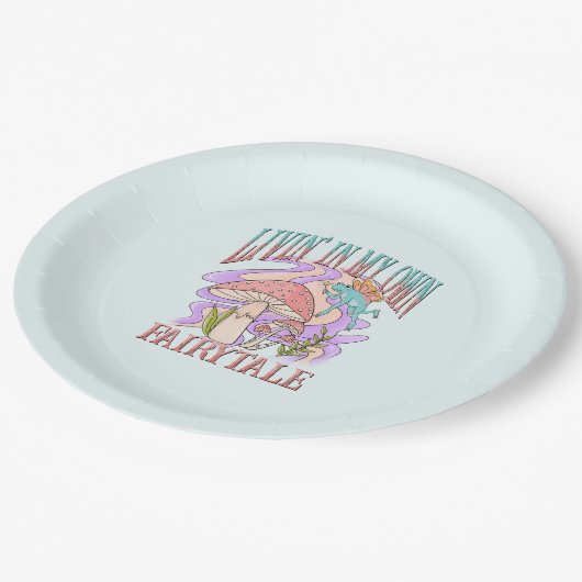 Assiettes En Carton Livin' Dans Mon Propre Conte D'Équité (Angle)