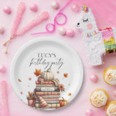 Assiettes En Carton Livre d'automne Chapitre un automne fête d'anniver (Fête)