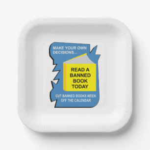 Assiettes En Carton Livre de livres interdits