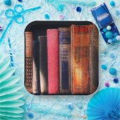 Assiettes En Carton Livres anciens (Fête)