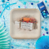 Assiettes En Carton Livres Thanksgiving d'automne (Fête)