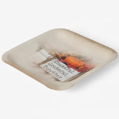 Assiettes En Carton Livres Thanksgiving d'automne (Angulaire)