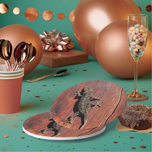 Assiettes En Carton Lizard (Multi)