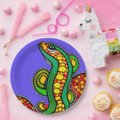 Assiettes En Carton Lizard Love (Fête)