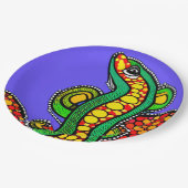 Assiettes En Carton Lizard Love (Angle)