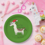 Assiettes En Carton Llama Christmas Enfants mignonne Drôle (Fête)