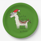 Assiettes En Carton Llama Christmas Enfants mignonne Drôle (Devant)