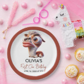 Assiettes En Carton Llama Fiesta Funny Caricature 1er anniversaire (Fête)