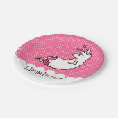 Assiettes En Carton Llamalicious (Angle)