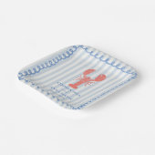 Assiettes En Carton Lobster Nautical Wedding Paper Plates (Angulaire)