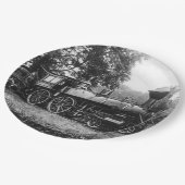 Assiettes En Carton Locomotive (Angle)