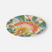 Assiettes En Carton Lodden Rose (par William Morris) (Angle)