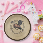 Assiettes En Carton Logo de l'aviation de l'orignal volant (Fête)