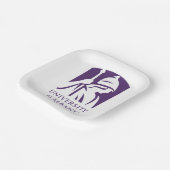 Assiettes En Carton Logo de l'Université d'Albany (Angulaire)