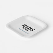 Assiettes En Carton Logo d'entreprise et site Web Bureau d'entreprise (Angulaire)