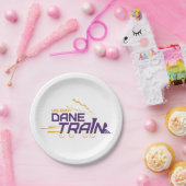 Assiettes En Carton Logo du train UAlbany Dane (Fête)