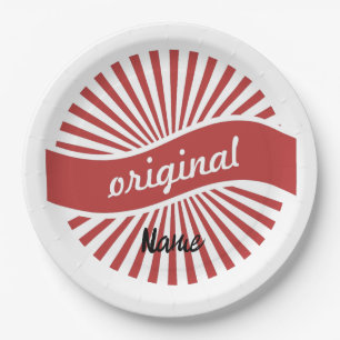 Assiettes En Carton Logo Original de Thunder_Cove