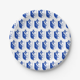 Assiettes En Carton Logo St. Frederick