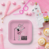 Assiettes En Carton Lola Bunny Je suis avec le groupe (Fête)