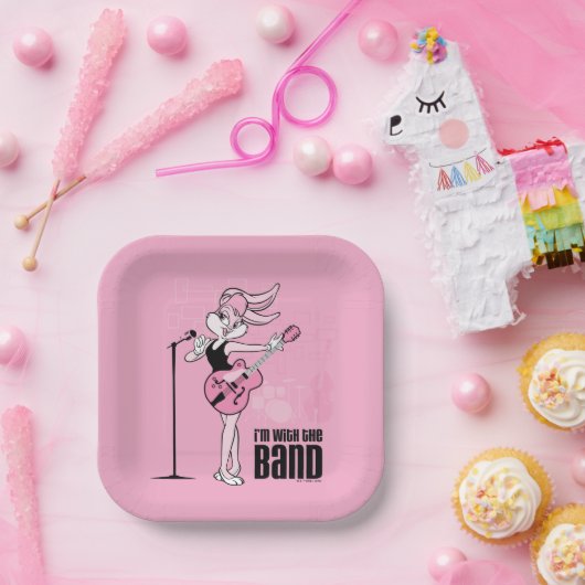 Assiettes En Carton Lola Bunny Je suis avec le groupe (Fête)