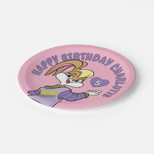 Assiettes En Carton Lola TUNE SQUAD™ Varsity Heart (Angle)