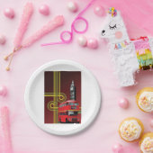 Assiettes En Carton London Double Decker Bus Paper Plates (Fête)