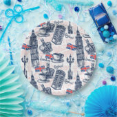 Assiettes En Carton Londres, Angleterre (Fête)