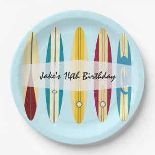 Assiettes En Carton Longboards Vintages
