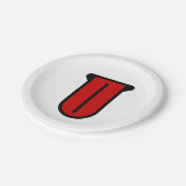 Assiettes En Carton 👅 longue langue (Angle)