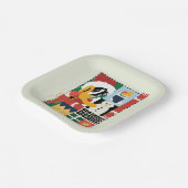 Assiettes En Carton LOONEY TUNES™ DAFFY DUCK™ Vacances (Angulaire)