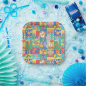 Assiettes En Carton LOONEY TUNES™ | Joyeuses fêtes Motif de Noël (Fête)