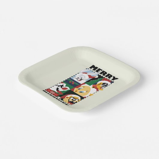 Assiettes En Carton LOONEY TUNES™ Joyeux Mischief (Angulaire)