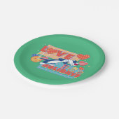 Assiettes En Carton LOONEY TUNES™ | SYLVESTER™ & TWEETY™Love Holidays (Angle)