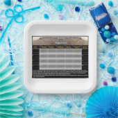 Assiettes En Carton L'or de Mar (Fête)