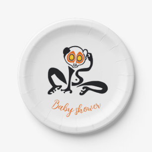 Assiettes En Carton LORIS Lents - Faune - Fête
