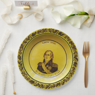 Assiettes En Carton Louis XVIII