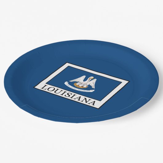 Assiettes En Carton Louisiane (Angle)