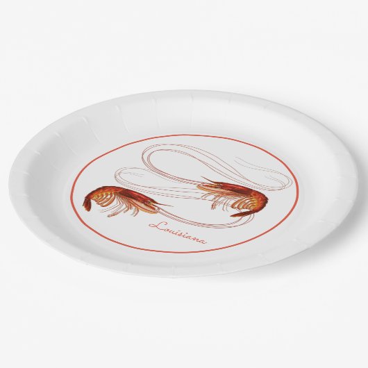 Assiettes En Carton Louisiane (Angle)